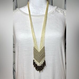 Earthbound Trading Company Long Beaded Bohemian Style Necklace #1210